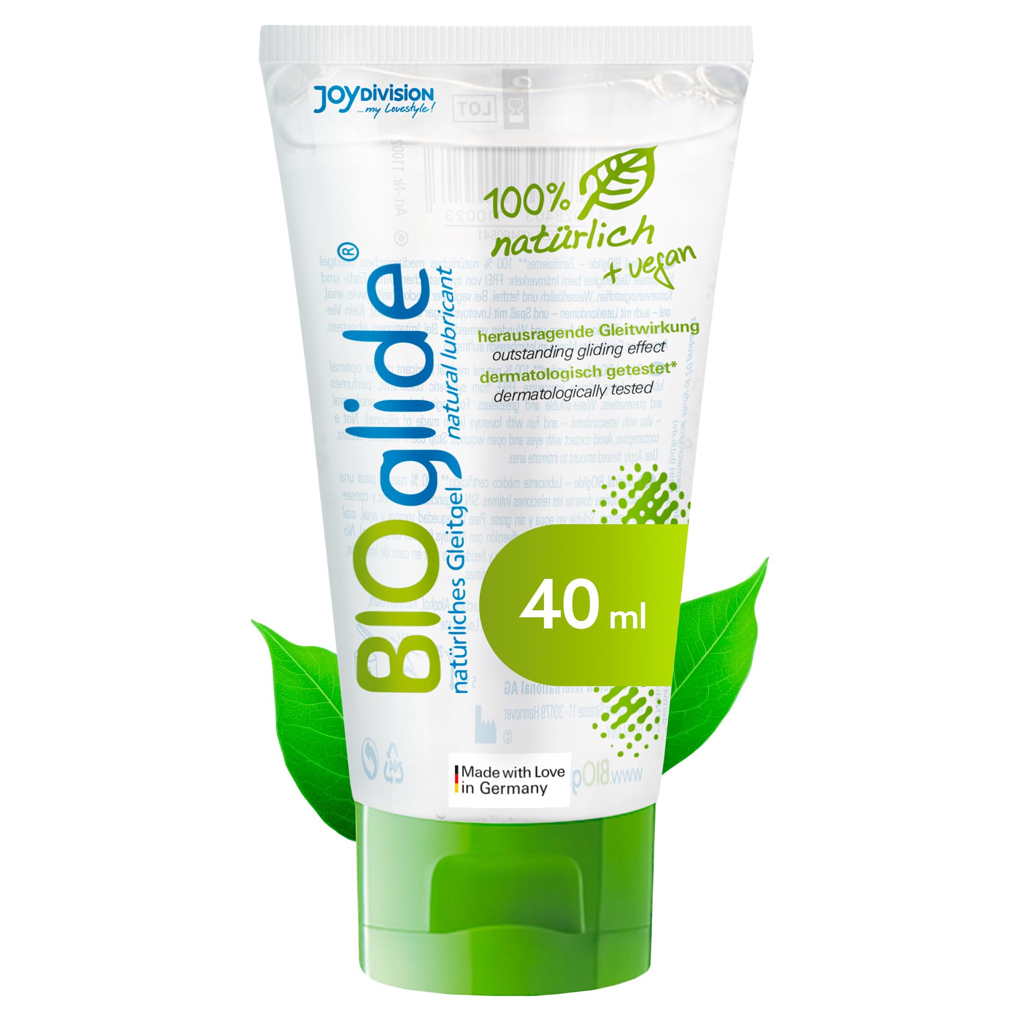 JOYDIVISION BIOglide Biologisches Gleitmittel, 40 ml : Amazon.de: Drogerie  & Körperpflege