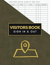 Visitors Book Sign In And Out: Contact Tracing Register, People Time In/ Out, Signature Record Book, Health And Safety Compliance, Track And Trace ... Register Notebook For Business, Workplace