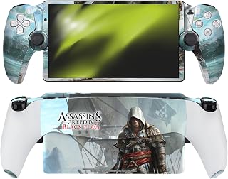 Head Case Designs Officially Licensed Assassin's Creed Edward Kenway Key Art Black Flag Graphics Vinyl Sticker Skin Decal Cover Compatible with Sony PS5 PlayStation PS Portal