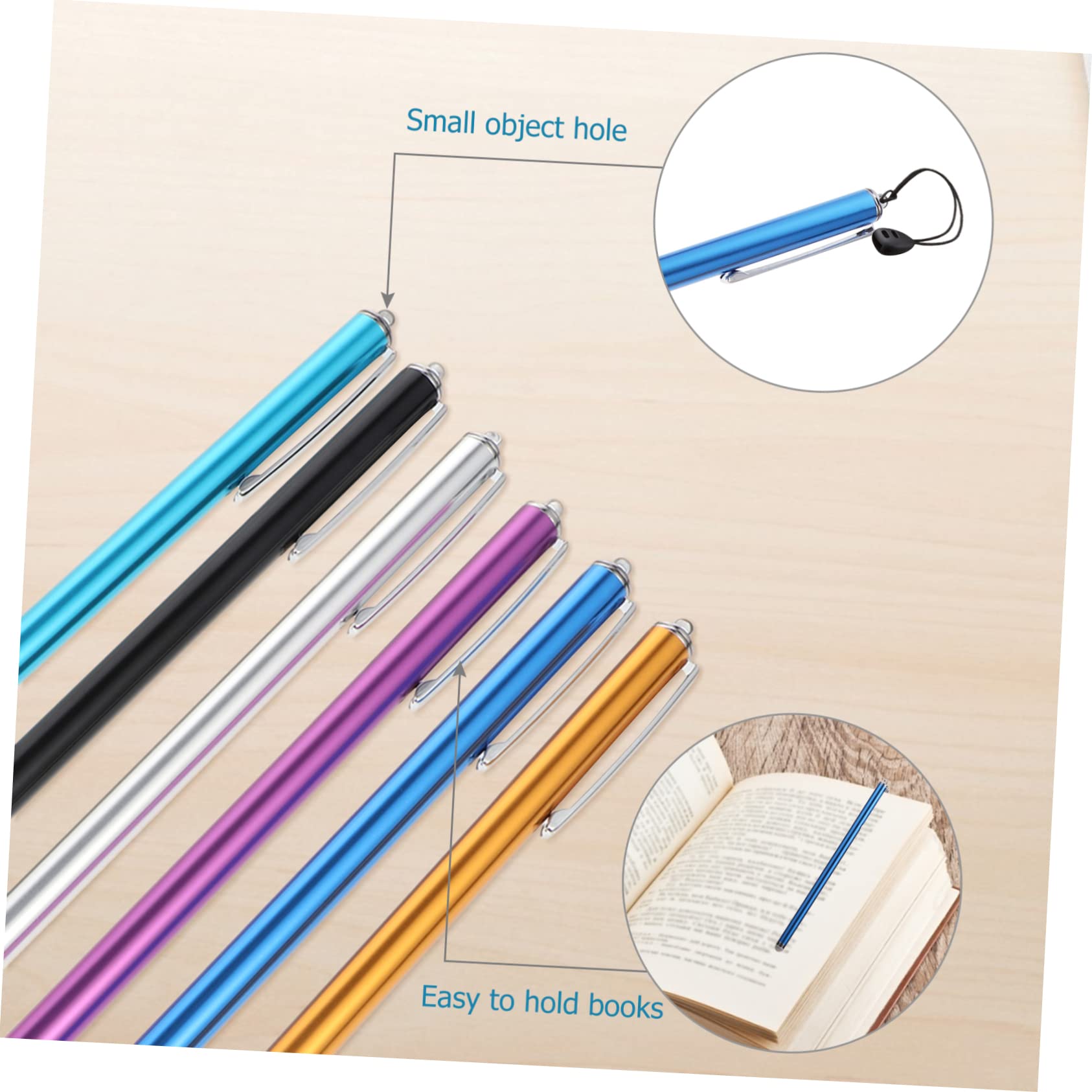 HOMSFOU 18pezzi Pennino Capacitivo Con Punte Per Tablet e Smartphone Sensibilità Elevata Resistente Alle Impronte Generosa Per Scrittura e Disegno