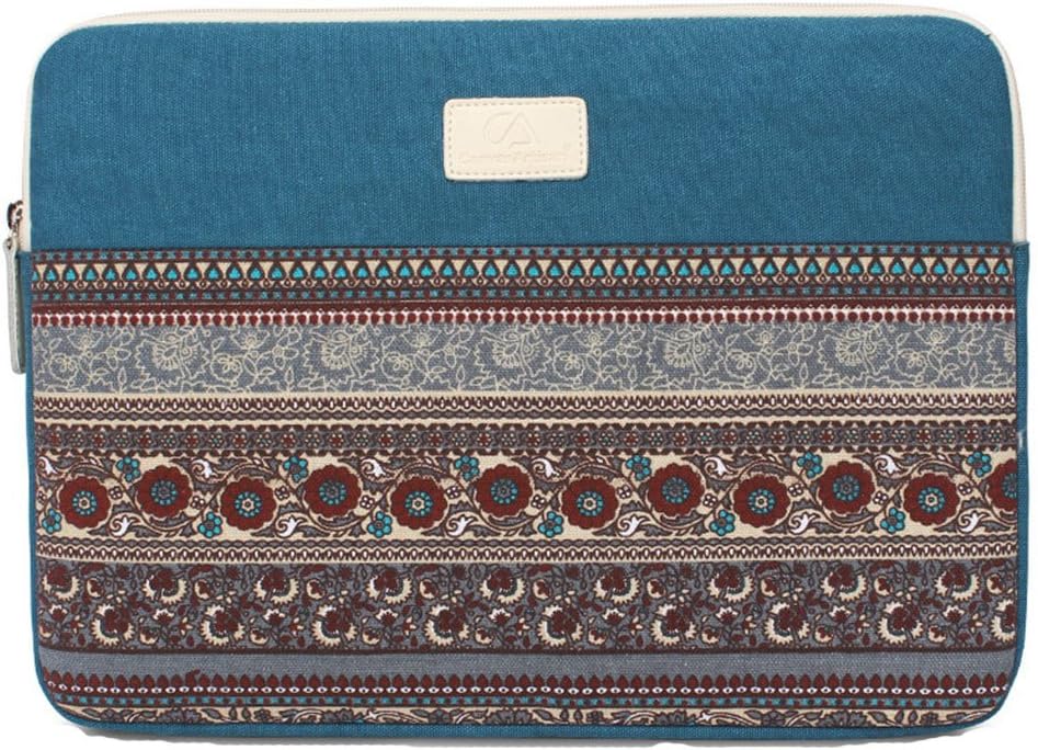 14 Inch Shockproof Fabric Laptop Sleeve Case for MacBook Air,Macbook Pro,Asus,Notbook Lake Blue