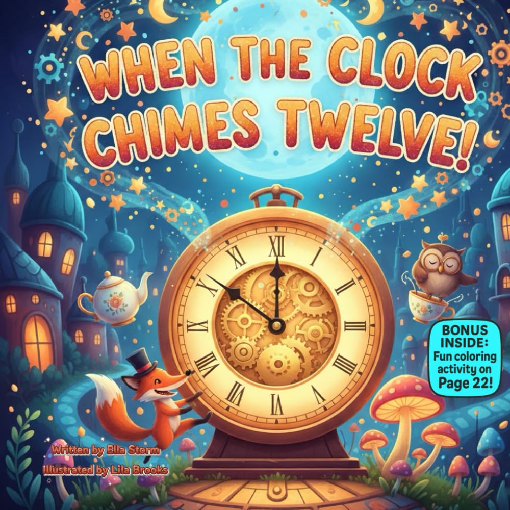 When the Clock Chimes Twelve!: A Magical Rhyming New Year Picture Book About Teamwork, Time, and New Beginnings