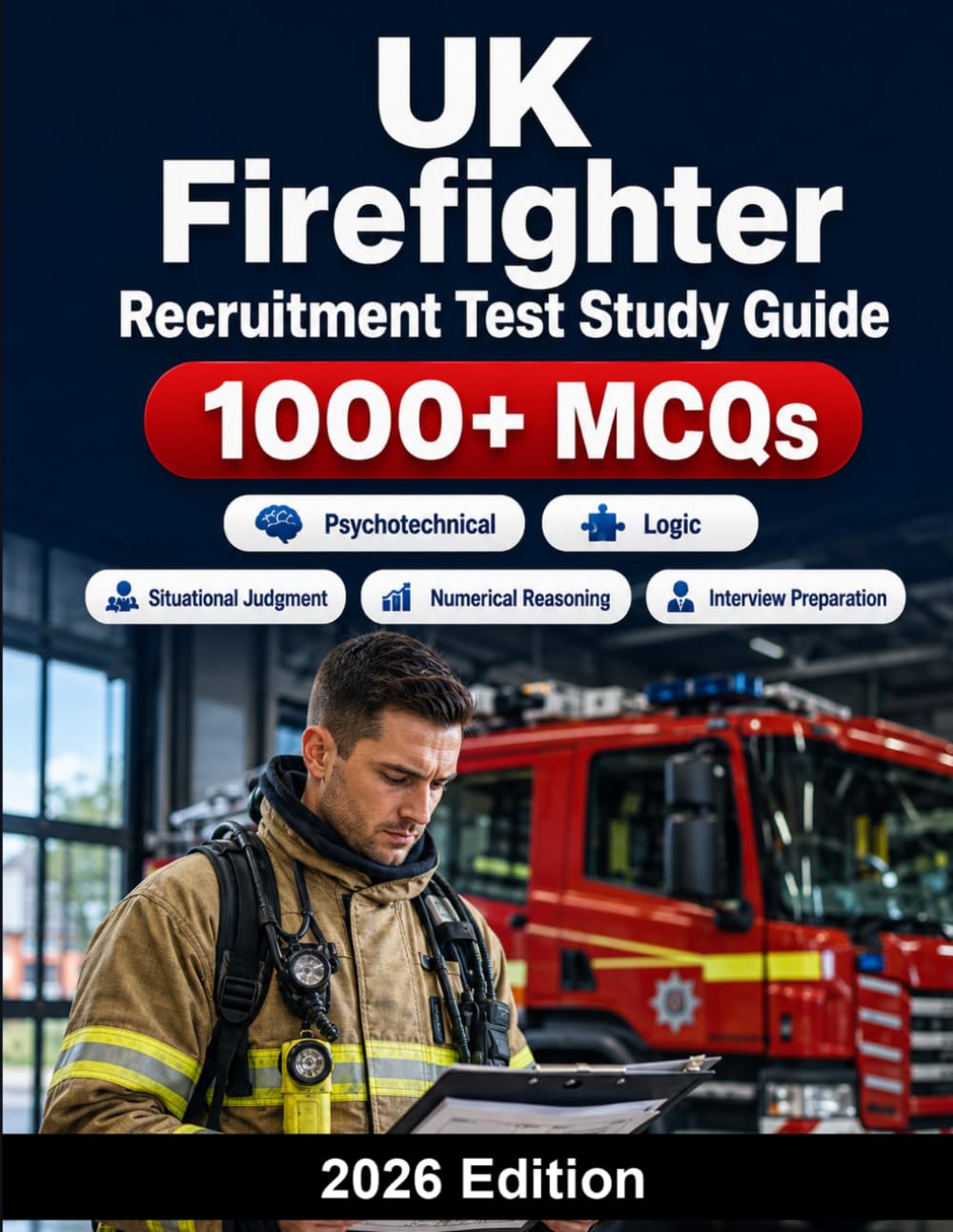 UK Firefighter Recruitment Test Study Guide: Situational judgment, numerical reasoning, fitness assessment overview, interview preparation and role-play scenarios