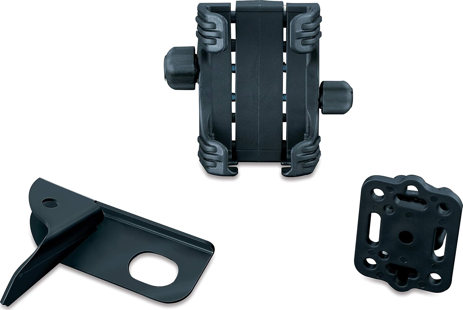 Kuryakyn 1697 Motorcycle Accessory: Fairing Mounted Standard Tech-Connect Cradle Mount Kit for 1996-2013 Harley-Davidson Motorcycles, Left Side, Black : Automotive