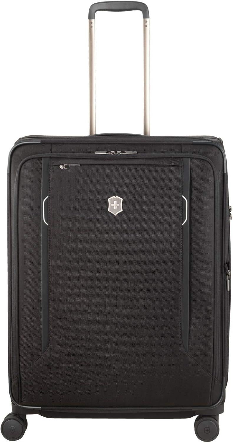 Victorinox Werks Traveler 6.0 Softside Spinner Checked Large Luggage in Black