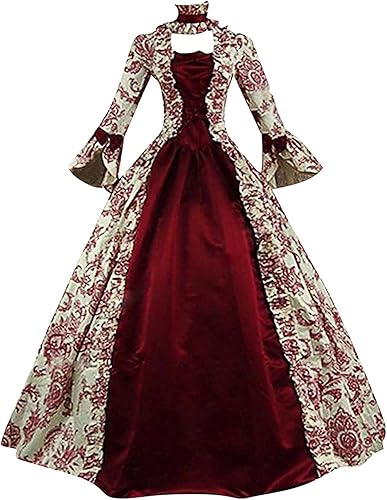 Miniatura 6 de JEGULV Princess Dress Period Ball Gown Medieval Renaissance Costume Dress Halloween Cosplay Gothic Sweet Lolita Dress