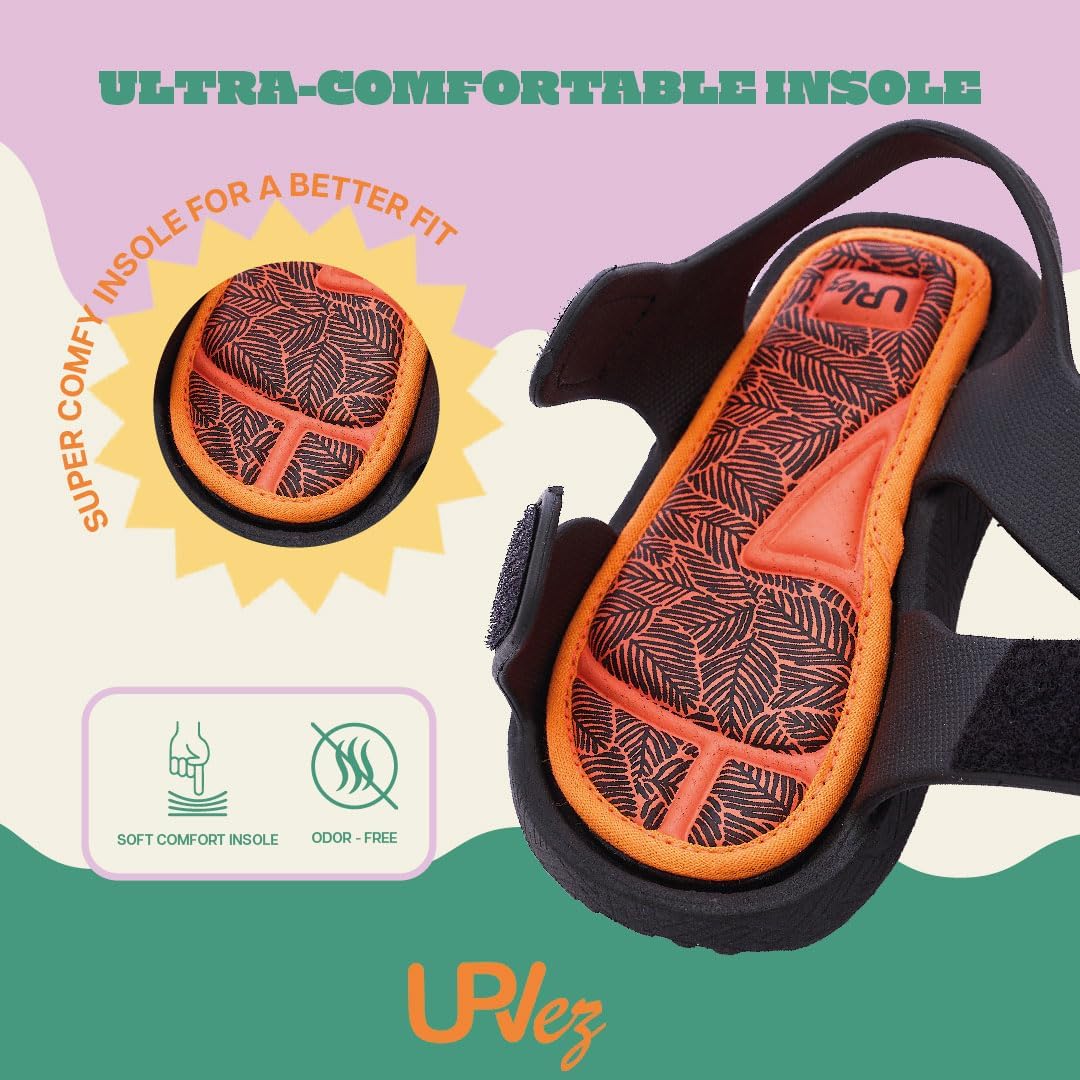 New Zule Kids Sandals – Lightweight, Non-Slip, and Comfortable Sandals with Hook-and-Loop Strap – Ideal for Toddlers and Little Kids - Image 9