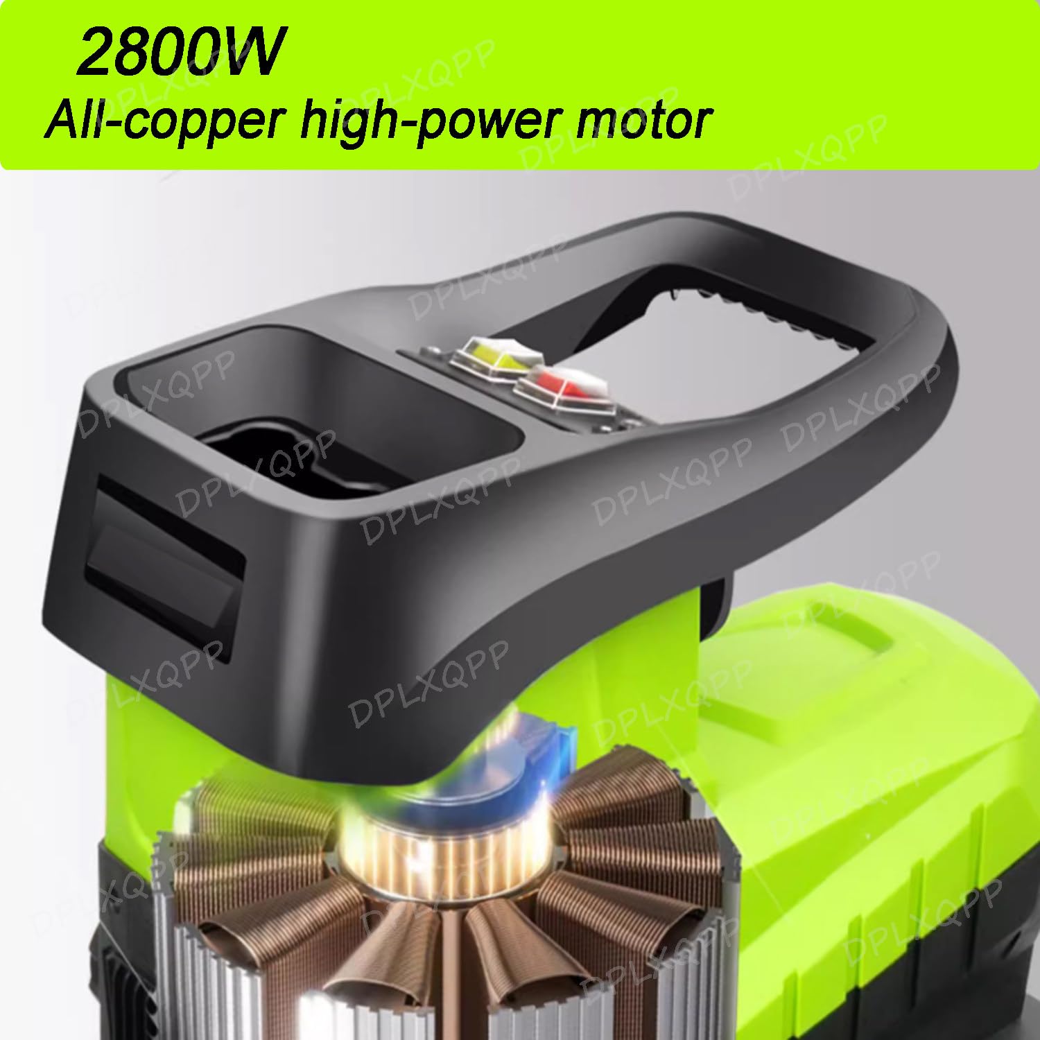 Trituradora eléctrica de madera de 2800 W, contenedor de 60 L, cabezal de corte templado, diseño compacto (105 x 62,5 x 45 cm), jardinería ecológica, incluye alambre de 20 m