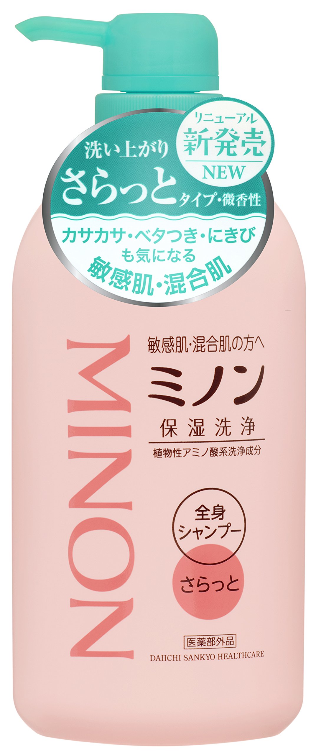 Minon whole body shampoo smooth type 450ml, 450 ml (Pack of 1)