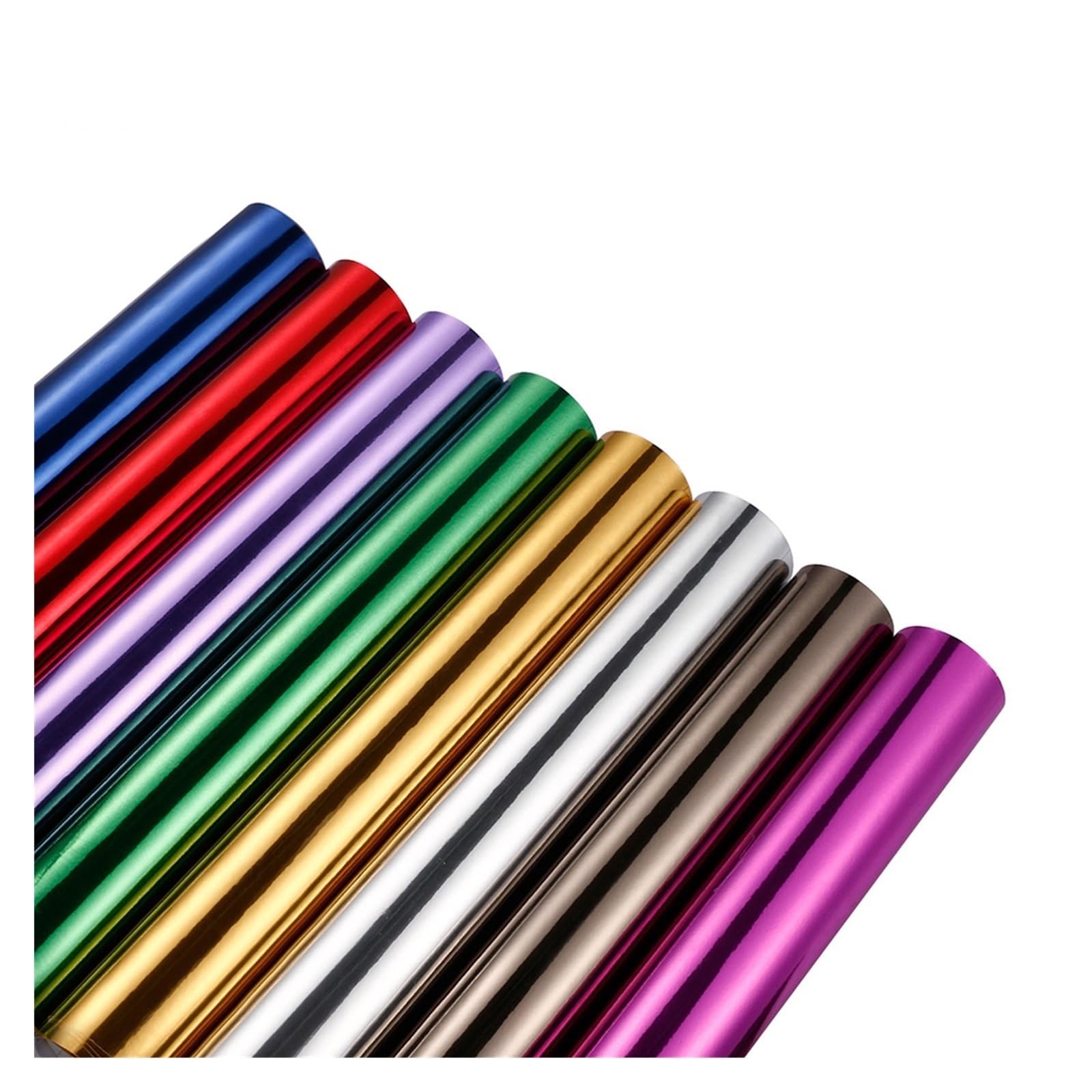 Auto Folie,Auto Folierung Spiegel Vinyl Verpackung Film-Auto-Aufkleber-Abziehbild-DIY Auto-Fahrrad-Auto-Körper-Abdeckungs-Film-Autobedarf Verpackungen(Purple,50x600cm)