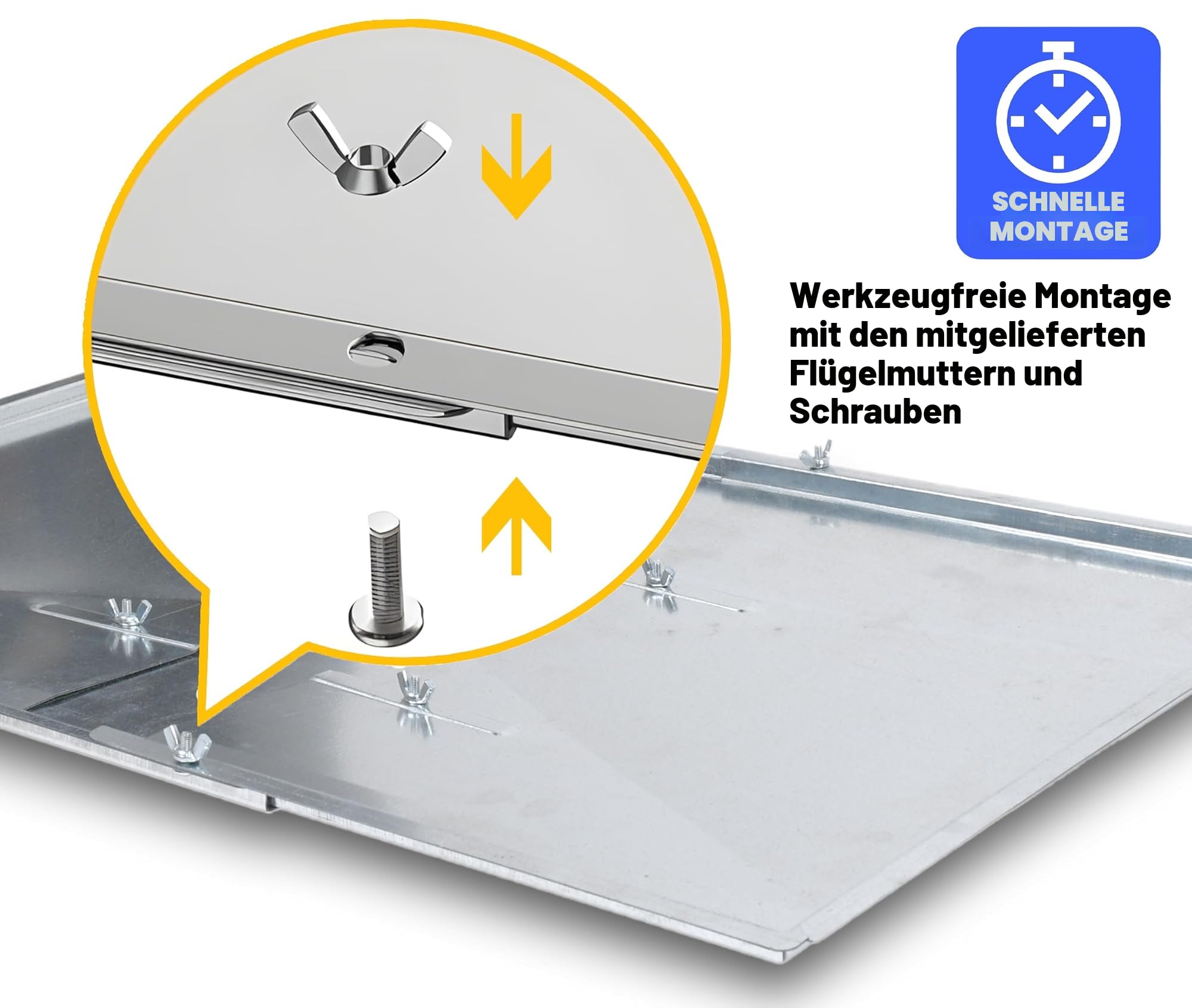 Ersatz-Fettwanne mit verstellbarer Länge (50,8–61 cm) für Grills von Biltema, Lucifer, Napolean, Landmann und anderen europäischen Marken, Universal-Fettwanne für Gasgrills