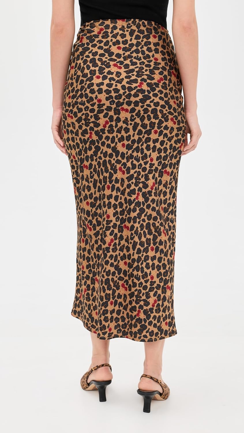Never Fully Dressed Women's Cherry Leopard Dorris Skirt - Image 4