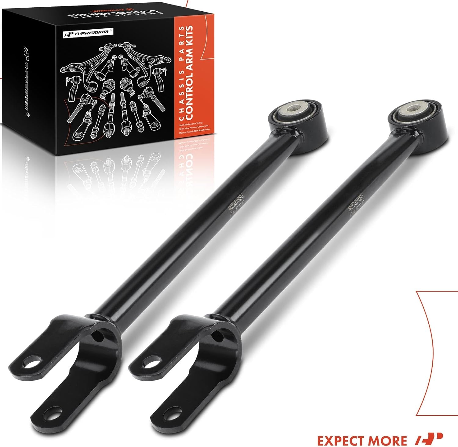 A-Premium 2 x Rear Lower Forward Control Arm with Bushing, Compatible with Dodge Charger 2006-2022, Challenger 2008-2022, Magnum 2005-2008 & Chrysler 300 2005-2022