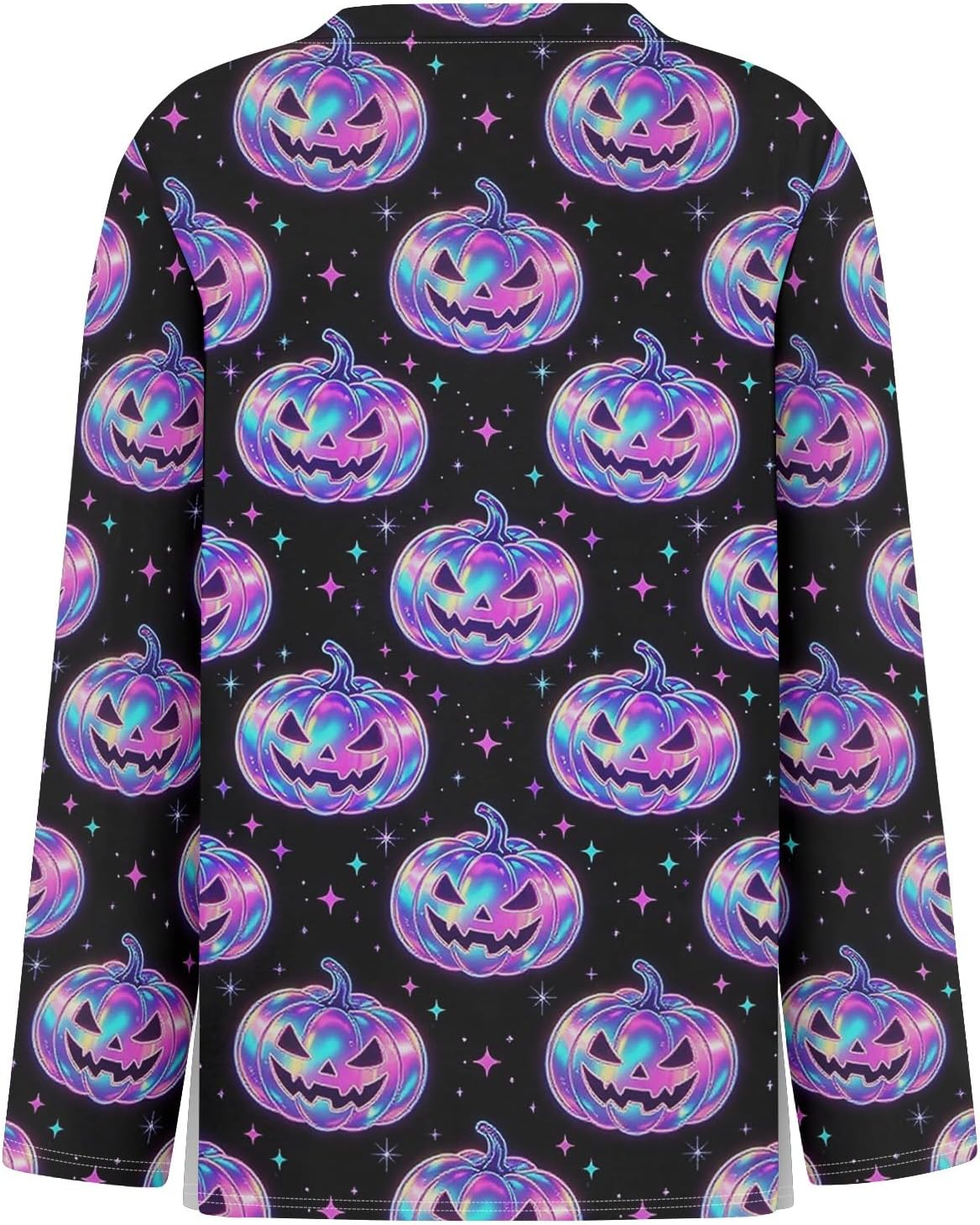 Womens Halloween Fall Crew Neck Long Sleeve Graphic Shirts | Plus Size Summer Tops for Curvy Women, Womens Beach T Shirts, Blouses for Women Dressy Casual, Birthday