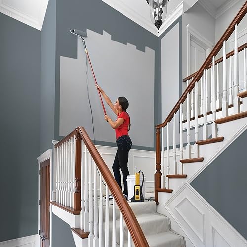 Miniatura 4 de Wagner Spraytech 0155206K 155206 Cubierta perforada de rodillo de 9 pulgadas por 38 de pulgada para uso con Wagner Smart Roller, Smart Flow Roller y