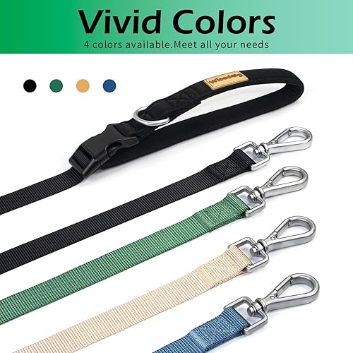 Miniatura 8 de Wisedog Correa larga de 30.8 pies para perros grandes, correa larga resistente con mango acolchado suave, longitudes ajustables, ideal para