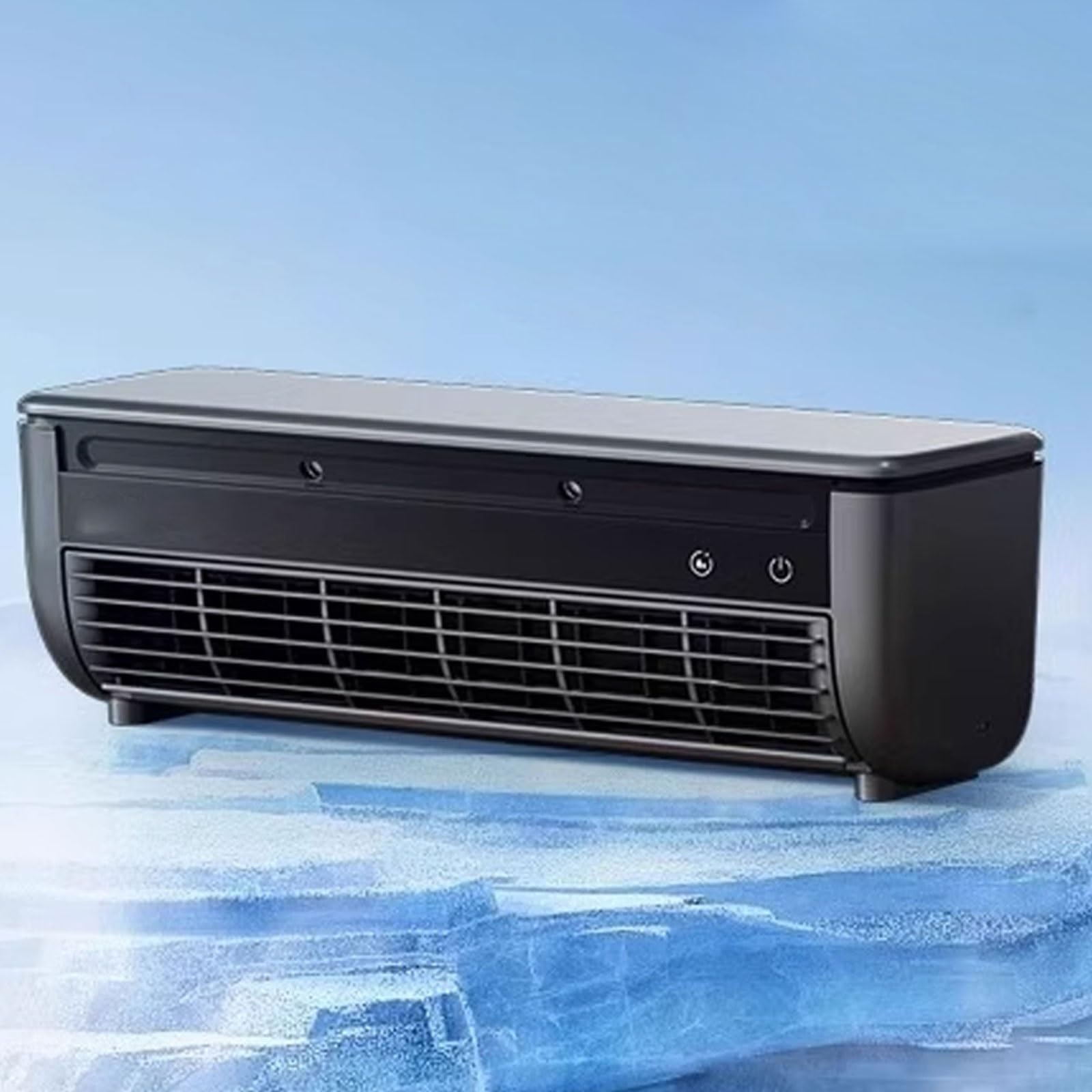 MESOVFCA Portable Air Conditioner, Quiet Operation with Remote Control, No Installation Required, Ideal for Desk Use, Rechargeable and Plug-in Options, 3 Wind Speeds