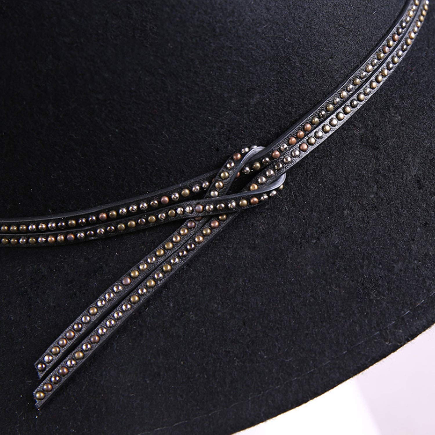 Sombrero Otoño Invierno Moda Top Sombrero Liso Ajustable Jazz Tapa Pareja Tendencia, Mejor Comodidad/Black/Medium