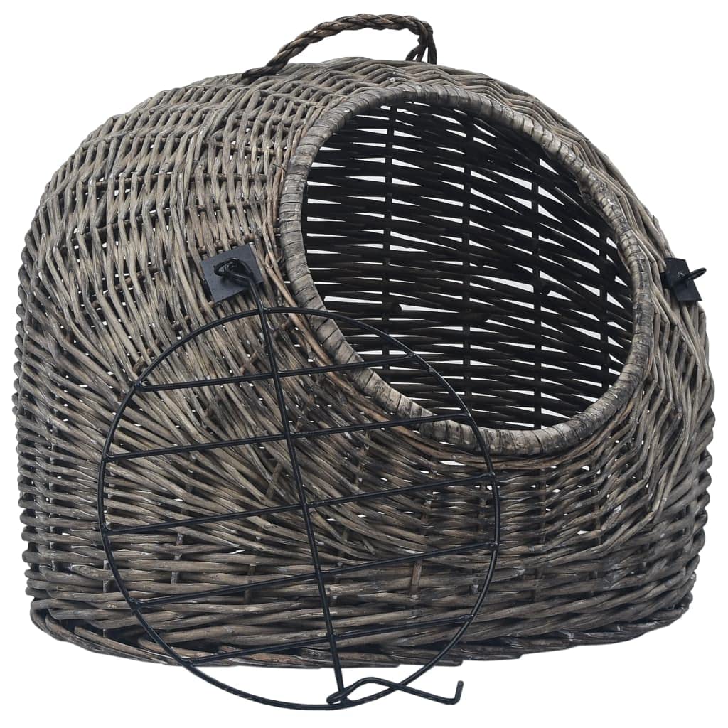 Genérico Transportín para Gatos Sauce Natural Gris 45x35x35 cm,Productos para Mascotas,Productos para Mascotas,Transportines y Cajas para mascotas-170904