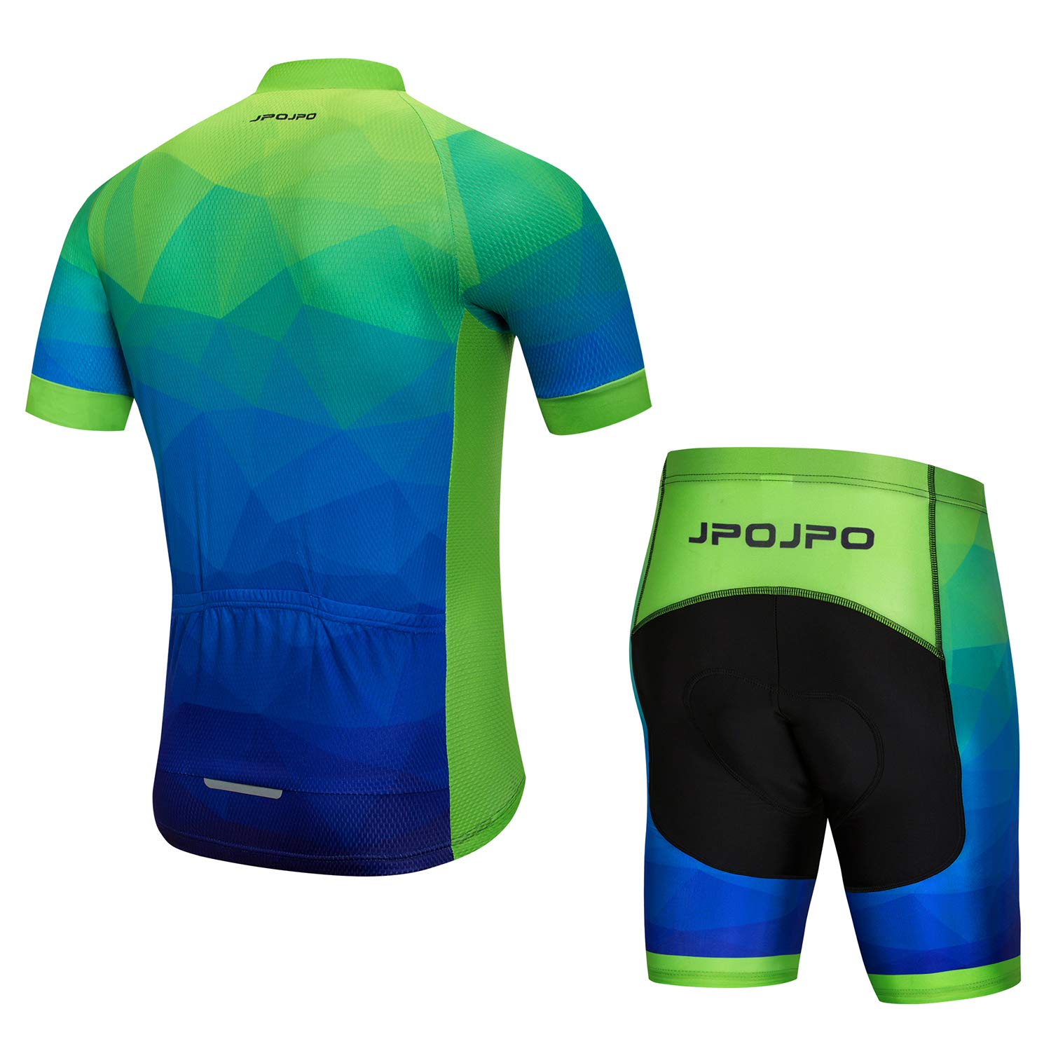 Men's Cycling Jersey,Bicycle Short Sleeve Breathable Cycling Shorts Quick Dry Blue