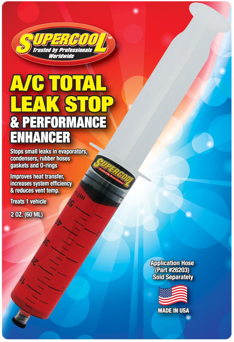 TSI Supercool 37124 Total Leak Stop Syringe with Performance Enhancer, 2 oz