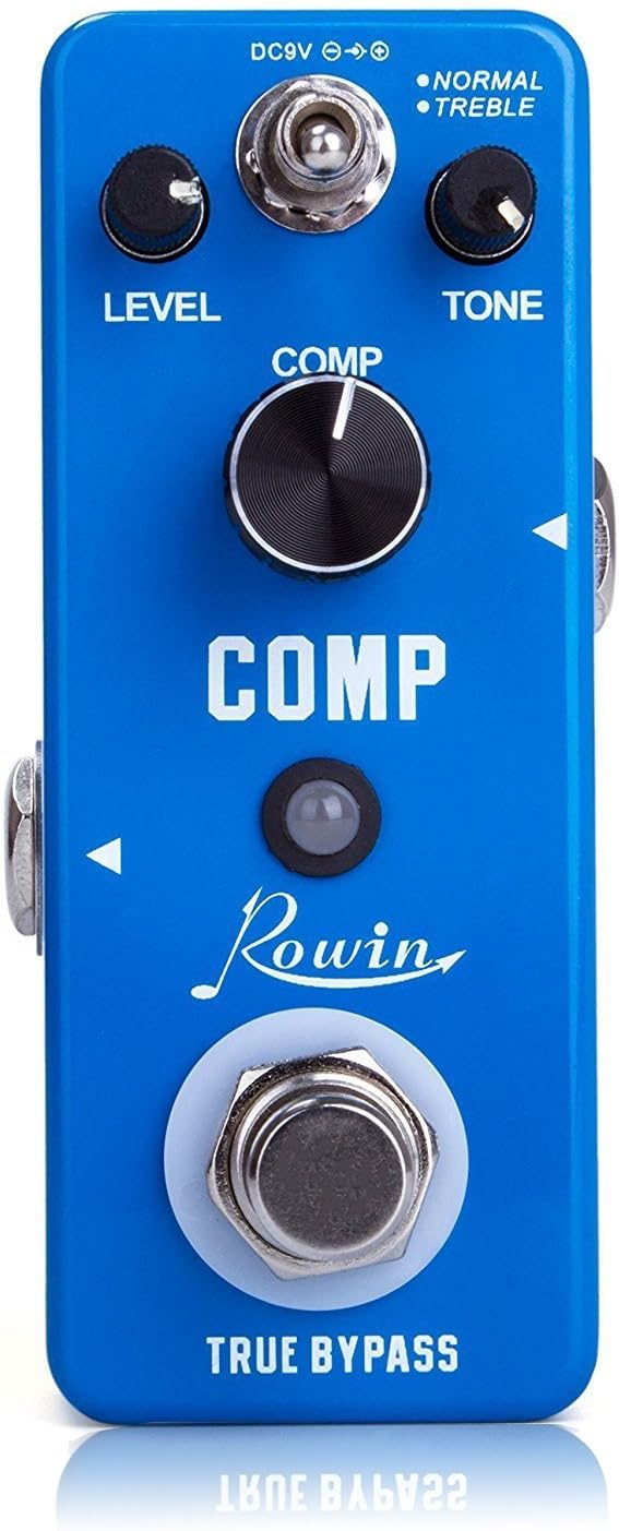 - Rowin Compressor Pedal Comp Effect Pedal for Guitar
