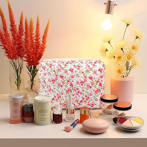 Miniatura 6 de BUSOHA 4 bolsas pequeñas de maquillaje para bolso, mini bolsas de cosméticos portátiles para mujeres, monedero, lápiz labial, accesorios cosméticos,