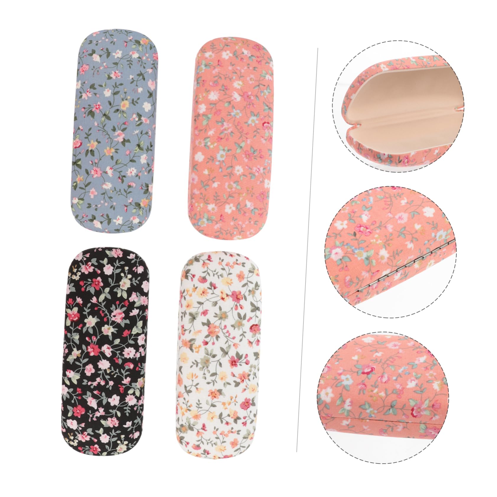 GALPADA 1satz Teiliges Aus Kreativen Aufbewahrungsboxen Für Brillen Blumenthema Stabiler Eyeglass Protector Für Sonnenbrillen Und Lesebrillen Tragbar Und Kompakt Für Unterwegs