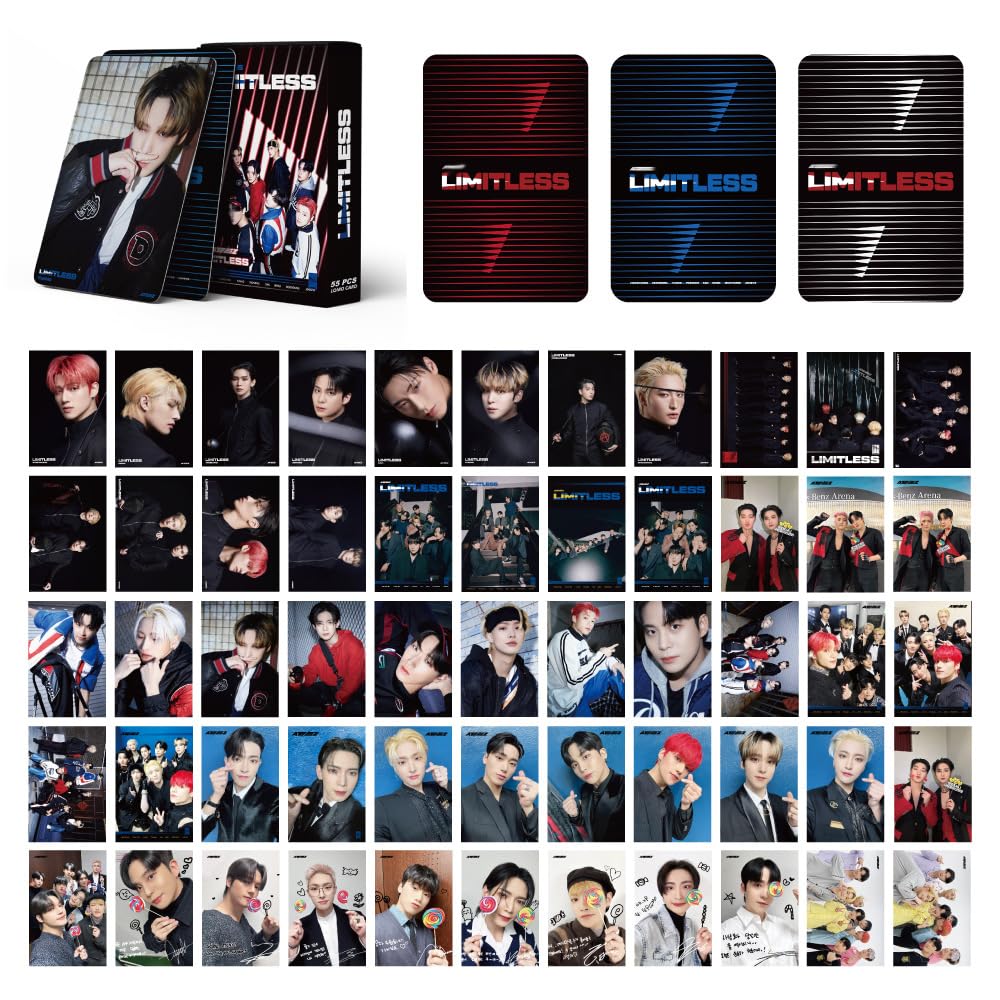 Géneric 55pcs -ATEEZ- Photo Cards 2023 2ND New ALBUM LIMITLESS