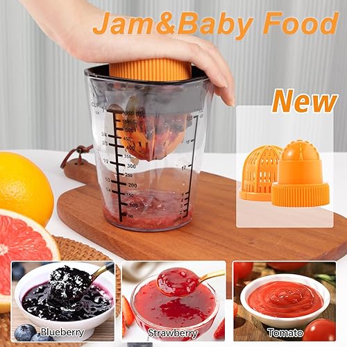 Miniatura 5 de 4 en 1 Juicer manual multifuncional (negro)