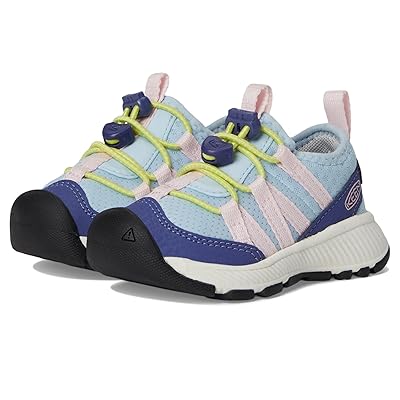 KEEN Kids Motozoa Sneaker (Toddler) Kids Shoes Skipper Blue/Pink A Boo