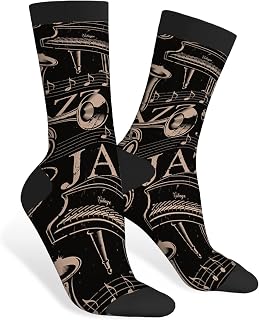 AOYEGO Octopuses Funny Socks Cartoon Octopus Tropical Novelty Casual Crew Socks Contrast Color Design for Women Men Gift