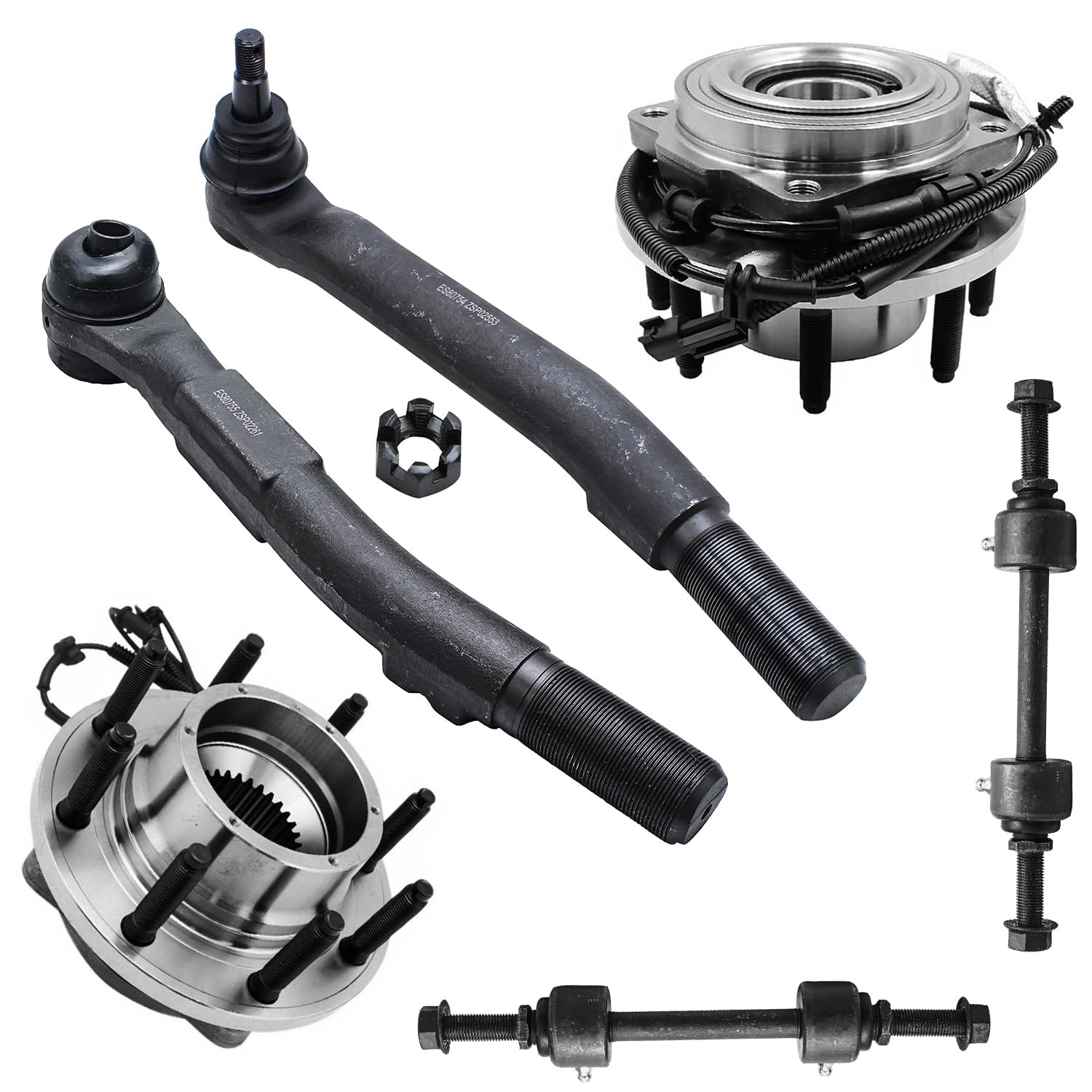 Detroit Axle - 4WD Front Wheel Hubs Kit for 2017-2022 Ford F-250 Super Duty