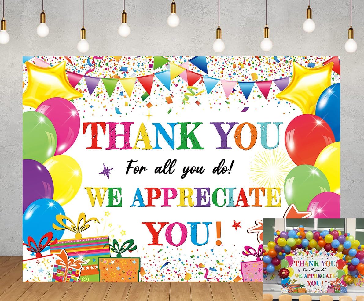 Amazon.com : Thank You for All You Do Banner Backdrop National Doctors ...