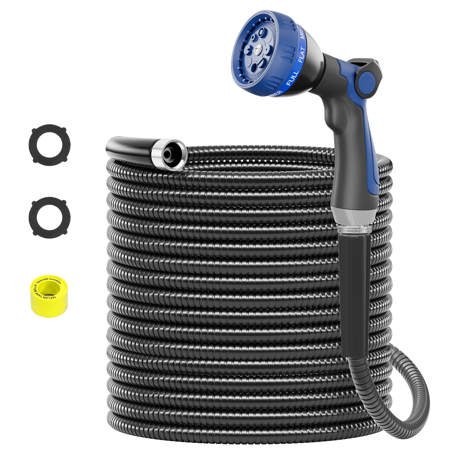SPECILITE 100ft (Black) Stainless Steel Hose