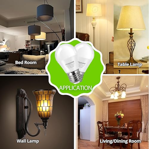 Miniatura 6 de Bombillas LED equivalentes a 3 W, 25 bombillas de 30 W, A15 25 W, blanco suave, 2700 K, ahorro de energía, bombillas LED de bajo vatio, bombillas