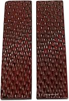 Vista 21 de Báscula de mango de cuerno de búfalo (parte superior plana) - (rojo vino) - (4.50 x 1.25 x 0.25)