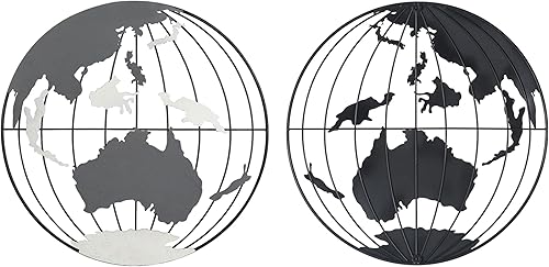 Vista 19 de Asense Decoración artística de pared de metal, líneas abstractas femeninas, contornos elegantes, esculturas colgantes de pared para dormitorio, sala