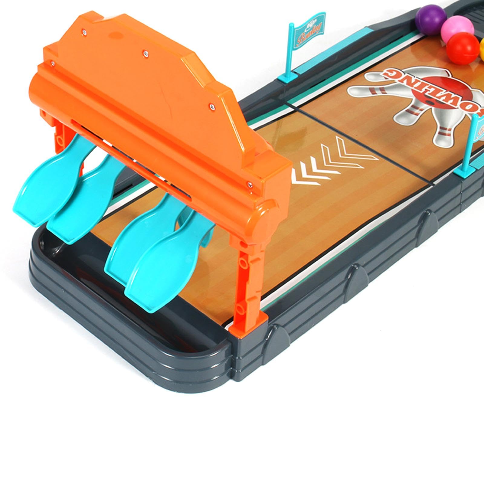 MagiDeal Mini Set da Gioco da Bowling da Tavolo, Giocattolo da Bowling da scrivania, educativo e Divertente, per Feste, intrattenimento, Ragazzi e Ragazze.