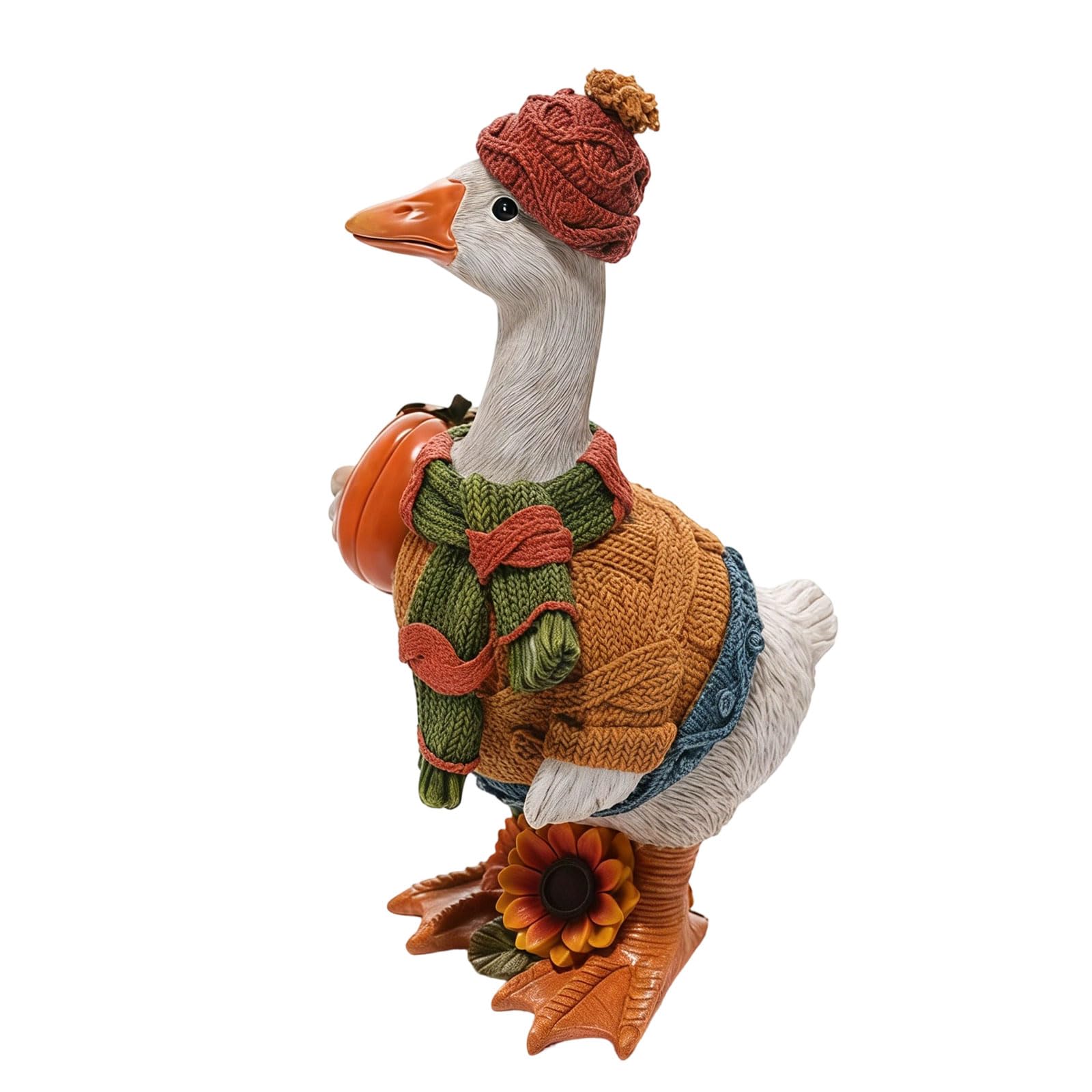 TFAOYS Ducks Garden Statues Resin Ducks Figurines Funny Animal Sculpture Ornament Indoor Outdoor Patio Lawns Yard Decorations Yard Ornaments