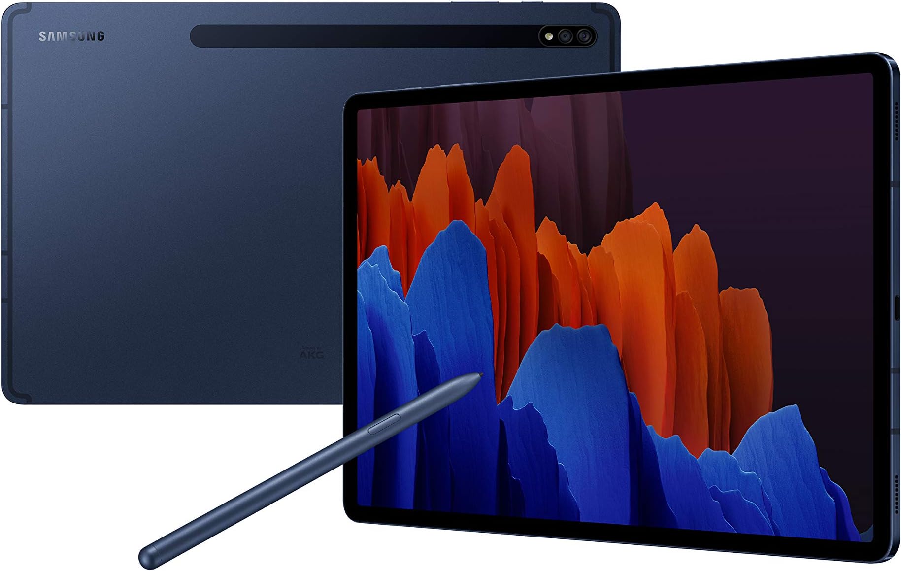 SAMSUNG Galaxy Tab S7 Plus LTE, 256GB Storage and 8GB RAM UAE Version, Mystic Navy, SM-T975NDBEXSG, Galaxy S7+