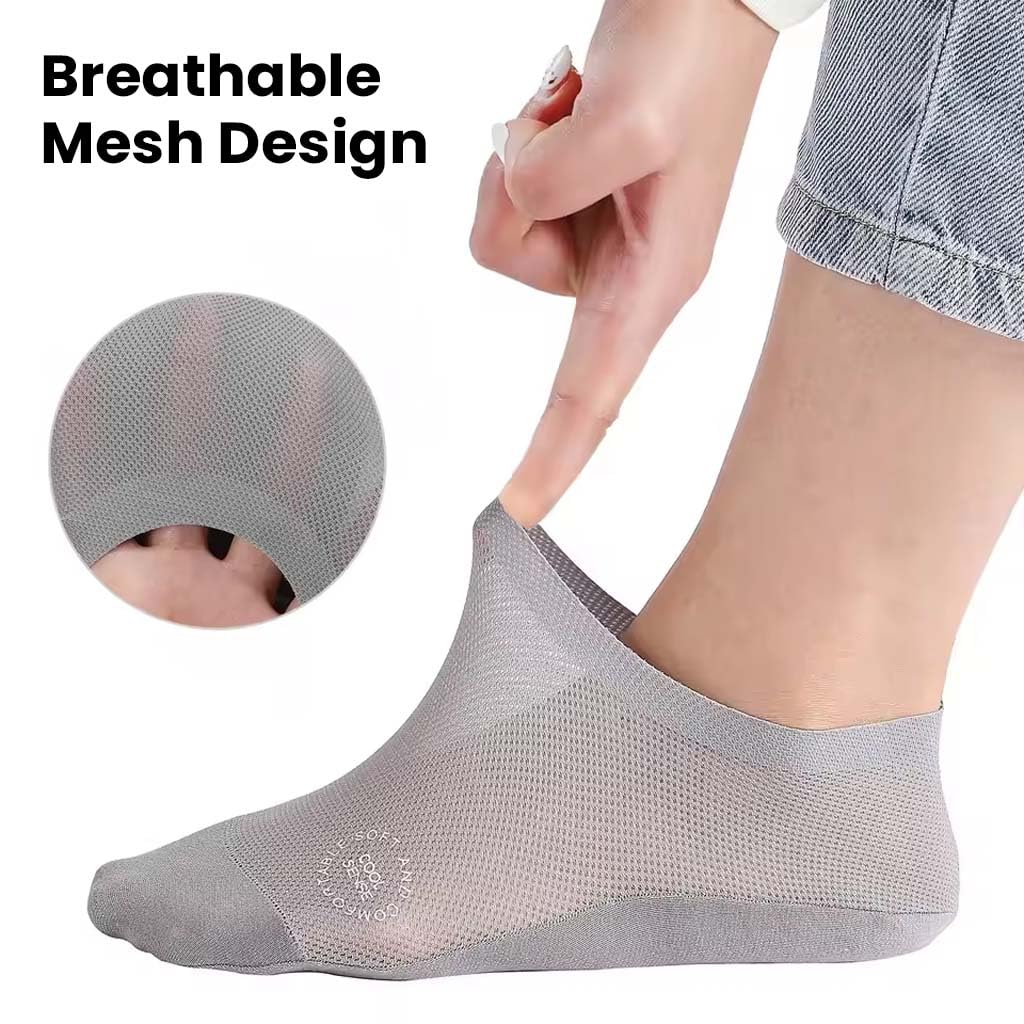 TECPHILE Anti Slip Low Cut No Show Loafer Socks for Men Made with Durable, Breathable, Odorless, Sweatproof invisible Sock Anti-Bacterial Seamless Super Soft ideal for Summers - Image 2 thumbnail