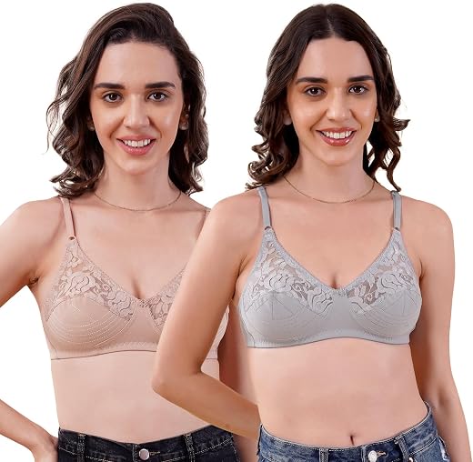 Kalyani Deepali Non Padded Cut &amp; Sew Cups Everyday Lace Bra