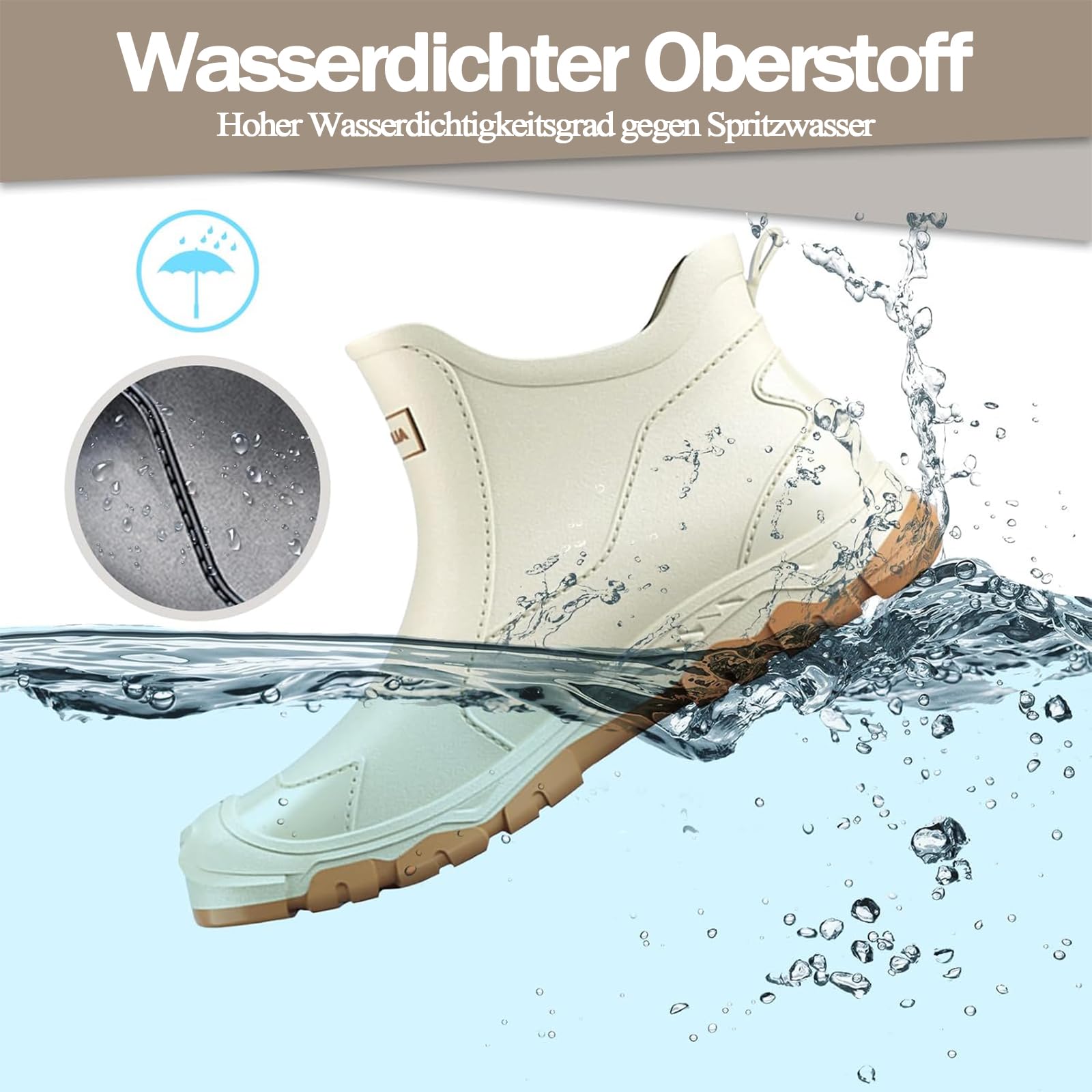 Gummistiefel Herren,Gummistiefel Damen Kurze,Halbhoch Stylische Boots Wasserdicht rutschfest Geeignet Regentag Rutschiger Boden Gartenschuhe 38-46EU