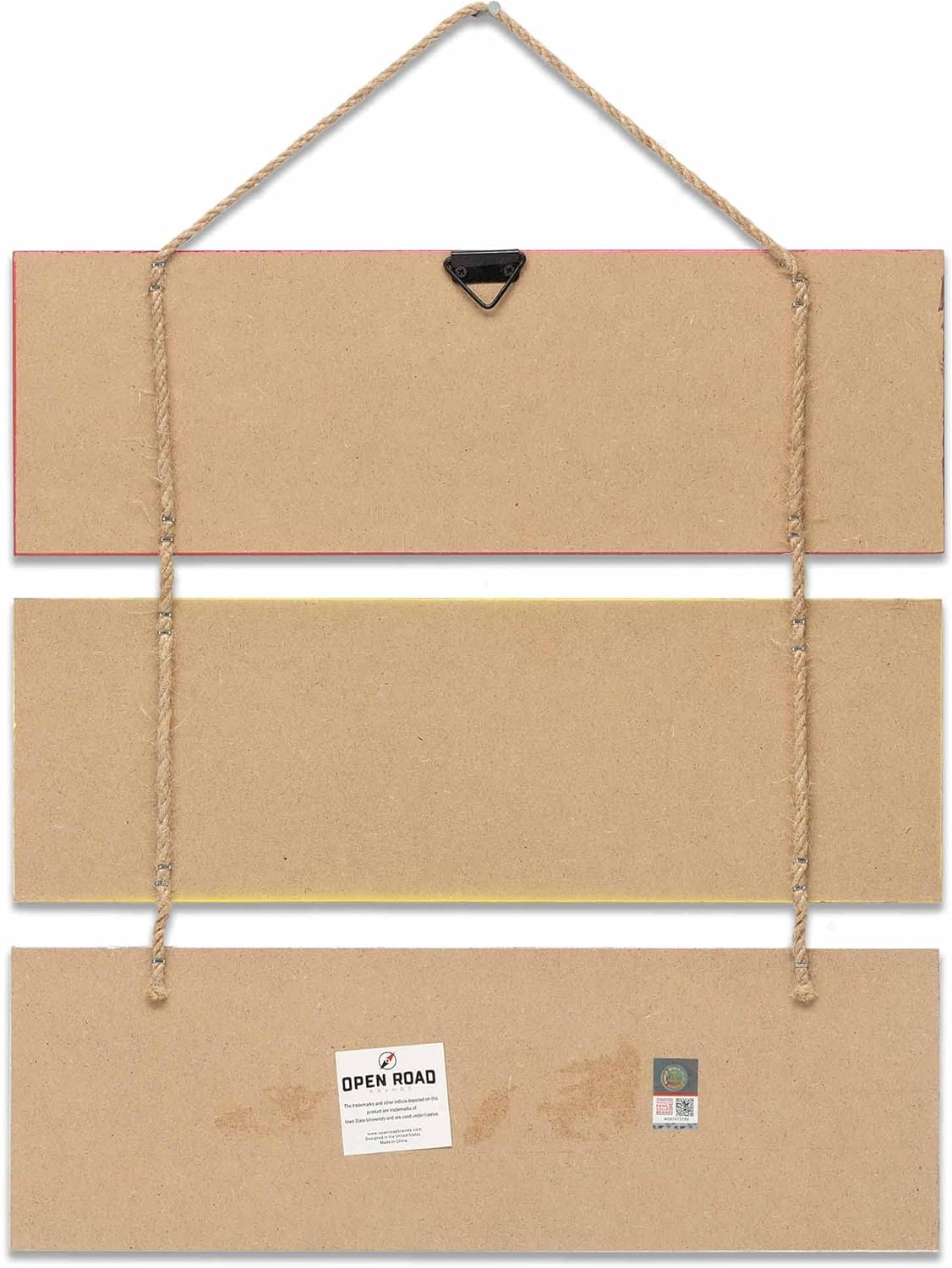 Open Road Brands Iowa State University Football Stadium Linked Wood Wall Decor - Vintage ISU Cyclones Sign for Man Cave or Dorm Room - Image 3