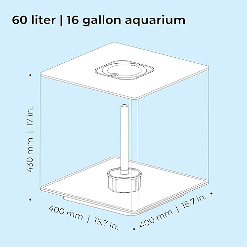 Miniatura 3 de Cube 60 Acuario con luz MCR - 16 galones, color blanco
