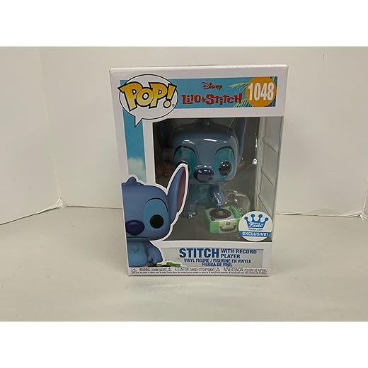 Funko Pop! Disney Stitch With Record Player - Shop Exclusive Chance At Chase