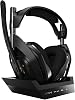 ASTRO Gaming A50 Wireless Gaming Headset + Charging Base Station, Game/Voice Balance Control, 2.4 GHz Wireless, 15 m Range, for Xbox Series X|S, Xbox One, PC, Mac - Black/Gold