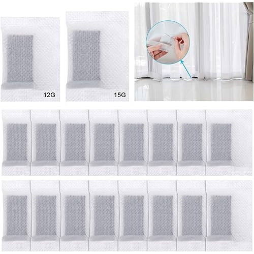 Covered Drapery Weights Curtain Weights Bottom Drapery Weights Curtain Window Pendant Weights for Home Room Outdoor Curtain Accessories (16 Pieces)