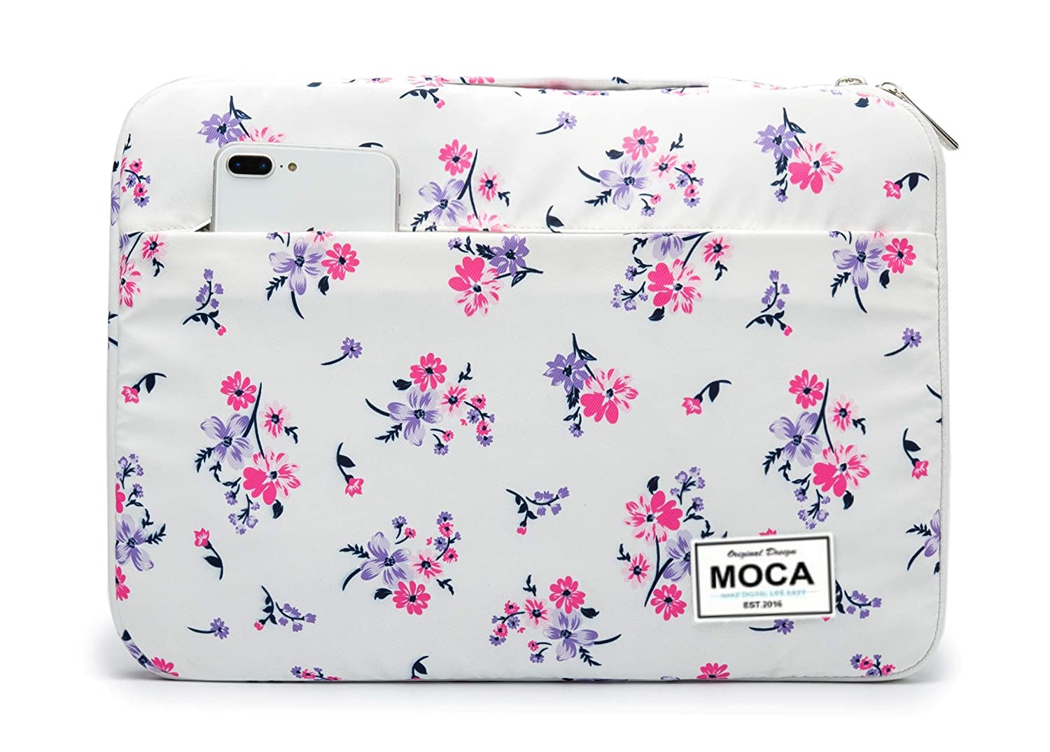 MOCA Bag Sleeve for 13 13.3 inch MacBook Air Pro Retina 13 13.3 inch a1466 a1369 a1502 MacBook 13 13.3 inch Sleeve Bag Cover (Pink Flower, 13.3 inch MacBook/Laptops) 17 71PfpEXAEQL. SL1500